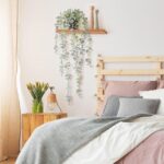 COCOBOO 1pcs Artificial Hanging Plants, Fake Potted Eucalyptus Faux Hanging Plant for Wall Room Home Indoor Outdoor Shelf Decor - Image 8