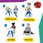 Baby Einstein Around We Grow 4-in-1 Walker, Discovery Activity Center and Table, Age 6 Months and up - Image 3