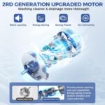 Nictemaw Portable Washing Machine, 20Lbs Capacity Full-Automatic Portable Washer Machine, 2.8Cu.ft Compact Laundry Machine with Drain Pump, 10 Programs & 8 Water Levels for Apartment Dorm RV - Image 7