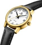 LN LENQIN Womens Watch Analog Quartz Waterproof Ladies Watches for Women Easy Read Women's Wrist Watches with Leather Strap Luminous Dial - Image 4