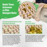 Rockin’ Green Active Wear Laundry Detergent - Unscented Laundry Detergent Powder & Odor Eliminator - Workout Clothes & Sportswear - Safe for Sensitive Skin - 90 Loads - Image 5