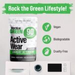 Rockin’ Green Active Wear Laundry Detergent - Unscented Laundry Detergent Powder & Odor Eliminator - Workout Clothes & Sportswear - Safe for Sensitive Skin - 90 Loads - Image 7