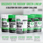 Rockin’ Green Active Wear Laundry Detergent - Unscented Laundry Detergent Powder & Odor Eliminator - Workout Clothes & Sportswear - Safe for Sensitive Skin - 90 Loads - Image 9