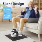 2025 New Under Desk Elliptical Machine,Portable Seated Pedal Exercise Machine for Seniors, 12 Adjustable Speed Elipse Leg Exerciser with Remote Control,Quiet Foot Exercise Machine for Home Office - Image 3