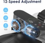 2025 New Under Desk Elliptical Machine,Portable Seated Pedal Exercise Machine for Seniors, 12 Adjustable Speed Elipse Leg Exerciser with Remote Control,Quiet Foot Exercise Machine for Home Office - Image 4