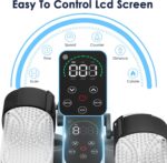 2025 New Under Desk Elliptical Machine,Portable Seated Pedal Exercise Machine for Seniors, 12 Adjustable Speed Elipse Leg Exerciser with Remote Control,Quiet Foot Exercise Machine for Home Office - Image 5