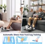 2025 New Under Desk Elliptical Machine,Portable Seated Pedal Exercise Machine for Seniors, 12 Adjustable Speed Elipse Leg Exerciser with Remote Control,Quiet Foot Exercise Machine for Home Office - Image 6