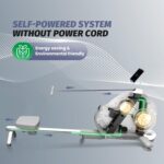 GarveeLife Magnetic Rowing Machine, Self Powered Rower Without Power Cord, Quiet Rower Machine with 16 -Level Adjustable Resistance, 350 LB Weight Capacity, Free Snailcle App - Image 3