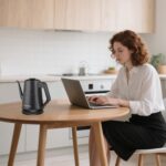 Gooseneck Electric Kettle 1.0L, 1000W Quick Heat-Up In 3 Min, 100% Stainless Steel Tea Kettle, Pour Over Coffee Kettles For Office/Travel/Kitchen, Auto Shut-Off Protection, Black Star Design, BPA-Free - Image 8