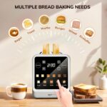 Keenstone Toaster 4 Slice, Digital Smart Toaster with TouchScreen, Memory Function, Single Slot Toasting, Timer, Reheat & Defrost for Bagels, Bread, Waffles, Muffin, Stainless Steel Kitchen Essentials - Image 6