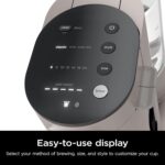 Ninja Pods & Grounds Single-Serve Coffee Maker, K-Cup Pod Compatible, Brews Grounds, Compact Design, 56-oz. Reservoir, 6-oz. Cup to 24-oz. Travel Mug Brew Sizes, Iced Coffee Maker, Stone, PB041ST - Image 8