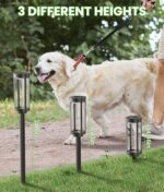 Bright Solar Pathway Lights Outdoor, 8 Pack Solar Powered Garden Lights Waterproof IP65, Auto On/Off Outdoor Light for Lawn Patio Walkway Driveway Decor Landscape Lighting - Image 8