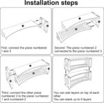 Alavisxf Stackable CD Storage Rack - 2 Pack ABS Organizer Holds 40 Slim CD Cases, Ideal for Home, Office, Music Room - Image 5