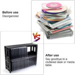 Alavisxf Stackable CD Storage Rack - 2 Pack ABS Organizer Holds 40 Slim CD Cases, Ideal for Home, Office, Music Room - Image 6