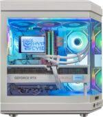 Ultra White Gaming Desktop AMD Ryzen 9 9950X3D, GeForce RTX 5090, 32GB DDR5, 2TB SSD, Windows 11 Home, RGB Lighting, WiFi, Ready to Use, Custom Cooler Display - Image 6