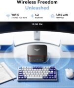 KAMRUI Pinova P1 Mini PC, AMD Ryzen 4300U Mini Computers (Beats N150/3500U, up to 3.7GHz), 16GB RAM 1TB M.2 SSD Micro Desktop PC Support Triple 4K Display| Dual WiFi | BT| Ethernet for Business Home - Image 7