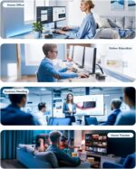 KAMRUI Pinova P1 Mini PC, AMD Ryzen 4300U Mini Computers (Beats N150/3500U, up to 3.7GHz), 16GB RAM 1TB M.2 SSD Micro Desktop PC Support Triple 4K Display| Dual WiFi | BT| Ethernet for Business Home - Image 10