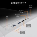 Thermaltake LCGS Versa u2660TS Gaming Desktop (Intel® Core™ Ultra 7 265KF, 32GB 6000MT/s DDR5 RGB Memory, NVIDIA GeForce® RTX 5060 Ti 8G, 2TB NVMe M.2, WiFi, Windows 11) H16S-B860-56T-LCS - Image 5
