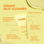 BYOMA So Hydrating Set - Barrier Repair Skincare Set - Creamy Jelly Cleanser, Hydrating Face Serum & Ceramide Face Moisturizer for Dry Skin - Anti Wrinkle, Alcohol Free Skin Care - 30ml, 15ml, 15ml - Image 4