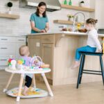 Move2Play 4-in-1 Baby Activity Center | Montessori-Inspired Design | 8 Interactive Toys | Tummy Time, Exersaucer & Toddler Table | Shower Gift | Essential | Must Have for 3, 6, 12 Month Old (Sun) - Image 10