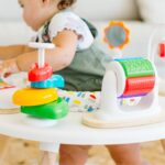 Move2Play 4-in-1 Baby Activity Center | Montessori-Inspired Design | 8 Interactive Toys | Tummy Time, Exersaucer & Toddler Table | Shower Gift | Essential | Must Have for 3, 6, 12 Month Old (Sun) - Image 12