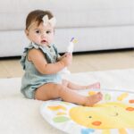 Move2Play 4-in-1 Baby Activity Center | Montessori-Inspired Design | 8 Interactive Toys | Tummy Time, Exersaucer & Toddler Table | Shower Gift | Essential | Must Have for 3, 6, 12 Month Old (Sun) - Image 13