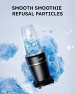 Sangcon 1000W Smoothie Blender for Kitchen, Blenders for Smoothies with (3) Cups (2) Spout Covers (1) Storage Cap (1) To-Go Cap, Portable Blender for Shakes, Ice Crushing, Frozen Drinks, Spices - Image 6