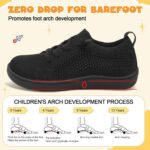 LeIsfIt Toddler Shoes Girls Boys Wide Shoes Kids Zero Drop Minimalist Sneakers Barefoot Slip on Tennis Sneakers - Image 5