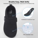 JOINFREE Diabetic Wide Walking Shoes for Women & Men with Adjustable Upper, Zero Drop Non Slip Casual Sneakers Comfortable for Edema, Arthritis, Swollen Feet & Elderly - Image 8