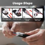 Double Wire Plug in Connector with Locking Buckle, Flame Retardant Locking Wire Quick Connectors, Suitable for Emergency Repairs, Home and Automotive Wiring, Easy to Use (50PCS) - Image 3