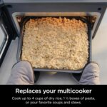 Ninja Combi All-in-One Multicooker, Oven, & Air Fryer, Complete Meals in 15 Mins, 14-in-1 Functions, Combi Cooker + Air Fry, Bake, Roast, Slow Cook and More, 3 Accessories, Stainless Steel, SFP701 - Image 7