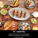 Ninja Combi All-in-One Multicooker, Oven, & Air Fryer, Complete Meals in 15 Mins, 14-in-1 Functions, Combi Cooker + Air Fry, Bake, Roast, Slow Cook and More, 3 Accessories, Stainless Steel, SFP701 - Image 11