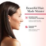 REVLON Smoothstay 1 Inch Hair Straightener - Coconut Oil Infused Flat Iron Helps Enhance Shine & Smoothness, Reduces Frizz, Sleek Straight Hair - Image 4