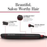 REVLON Smoothstay 1 Inch Hair Straightener - Coconut Oil Infused Flat Iron Helps Enhance Shine & Smoothness, Reduces Frizz, Sleek Straight Hair - Image 6