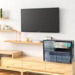 alavisxf xx CD Storage Rack, Upgrade 2 Pack Stackable ABS CD Storage Organizer Can Hold 40 Slim CD Jewel Cases, CD Organizer Holder Rack for Home, Office, Movie Music Room (CD Rack) - Image 8