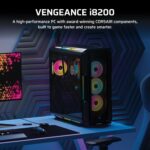 Corsair Vengeance i8200 Gaming PC – Liquid Cooled Intel® Core™ i9 14900KF CPU – NVIDIA GeForce RTX 5080 GPU – 64GB Dominator Titanium RGB DDR5 Memory, Windows 11 Pro – 2TBx2 M.2 SSD – Black - Image 3