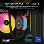 Corsair Vengeance i8200 Gaming PC – Liquid Cooled Intel® Core™ i9 14900KF CPU – NVIDIA GeForce RTX 5080 GPU – 64GB Dominator Titanium RGB DDR5 Memory, Windows 11 Pro – 2TBx2 M.2 SSD – Black - Image 5