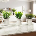 Cutepet 3 Pack Artificial Plants Small Fake Plants, Mini Faux Plants Indoor/Outdoor Potted Plant,Artificial Greenery for Home Office Bathroom Table Decoration - Image 8