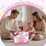 Unicorn Baby Gym Play Mat, 9-in-1 Tummy Time Mat with 7 Baby Toys, Washable Baby Activity Mat for Visual, Sensory, Motor Development, Newborn Baby Toys Gift for Toddler 0-3-4-6-9-12 Months - Image 7