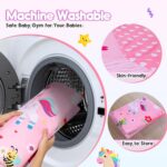 Unicorn Baby Gym Play Mat, 9-in-1 Tummy Time Mat with 7 Baby Toys, Washable Baby Activity Mat for Visual, Sensory, Motor Development, Newborn Baby Toys Gift for Toddler 0-3-4-6-9-12 Months - Image 8