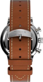 Timex Men's Waterbury Classic Chrono 40mm Stainless Steel Quartz Dress Watch with Leather Strap - Image 4
