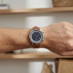 Timex Men's Waterbury Classic Chrono 40mm Stainless Steel Quartz Dress Watch with Leather Strap - Image 7