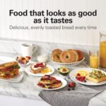 Hamilton Beach 24782 Retro Toaster with Wide Slots, Sure-Toast echnology, Bagel & Defrost Settings, Auto Boost to Lift Smaller Breads, 4 Slice, Polished Stainless Steel - Image 5