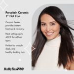 Porcelain Flat Iron Hair Straightener, Hair Straightener Iron for Professional Salon Results and All Hair Types - Image 4