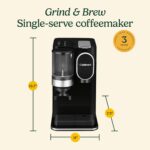 Cuisinart Single-Serve Coffee Maker + Coffee Grinder with 8 oz., 10 oz., and 12 oz. Serving Size, Compatible with Single-Cup Pods, 48-Ounce Removable Reservoir, Stainless Steel, DGB-2 - Image 7