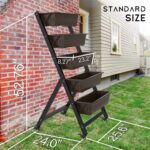 G TALECO GEAR Vertical Garden Planter, Vertical Raised Garden Bed Planter Box with 5 Container Boxes, Grow Your Herb Vegetables Flowers Indoor and Outdoor (5-Tier) - Image 5