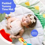 Move2Play, Montessori Inspired Wooden Kick & Play Baby Gym | Musical Piano | Tummy Time Activity Center | Play Mat for Newborns & Infants | Toys for Ages 0-6+ Months (Deluxe) - Image 6