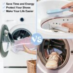 Vivifying Shoe Washing Machine Bag, 2 Pack Honeycomb Mesh Laundry Bag with Zipper for Sneakers, Running Shoes, Sock, Bras, Delicates and Toys - Image 5