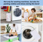Vivifying Shoe Washing Machine Bag, 2 Pack Honeycomb Mesh Laundry Bag with Zipper for Sneakers, Running Shoes, Sock, Bras, Delicates and Toys - Image 6