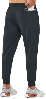 NORTHYARD Men's Joggers Pants with Zipper Pockets Lightweight Sweatpants Athletic Running Workout Track Pants for Men - Image 3